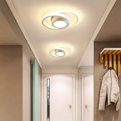 Contemporary LED Ceiling Light with 3 Color Options for Bedroom and Living Room