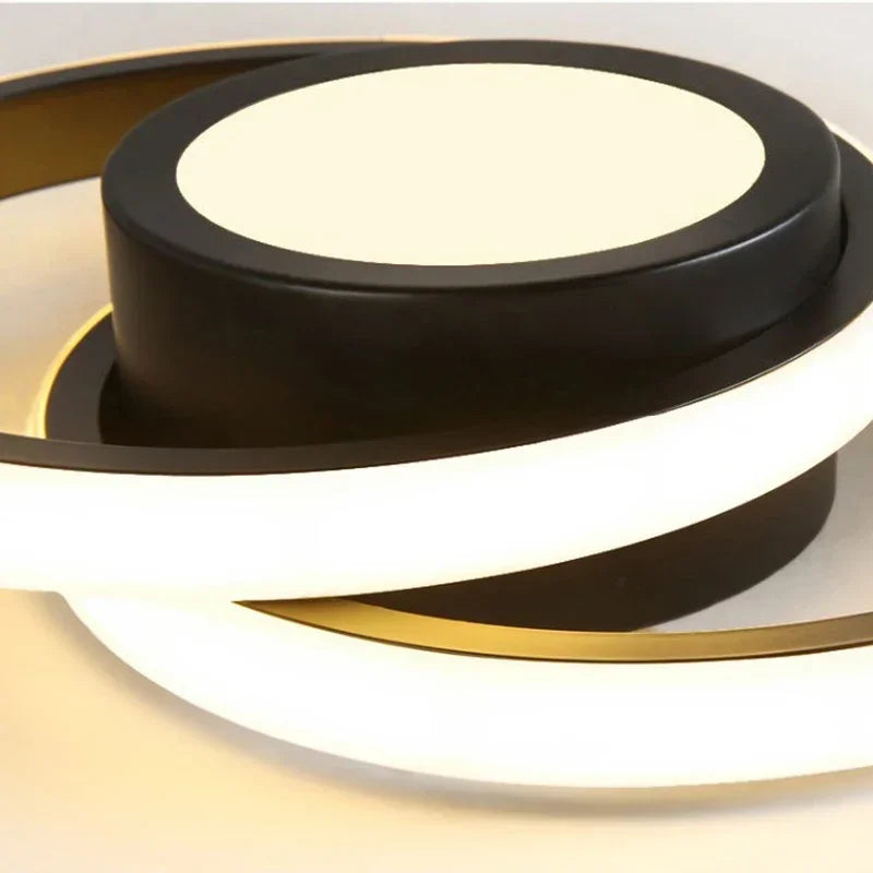 Contemporary LED Ceiling Light with 3 Color Options for Bedroom and Living Room