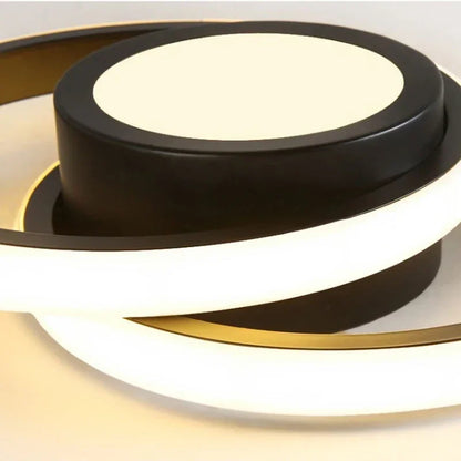 Contemporary LED Ceiling Light with 3 Color Options for Bedroom and Living Room