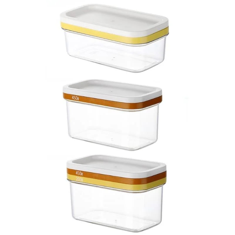 Butter Dish with Built-In Slicer for Kitchen and Dining