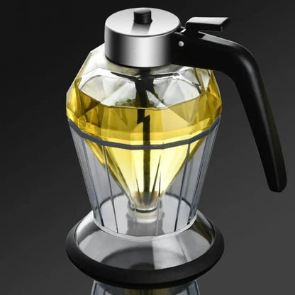 Monzzi Glass Honey Dispenser with Stainless Steel Base