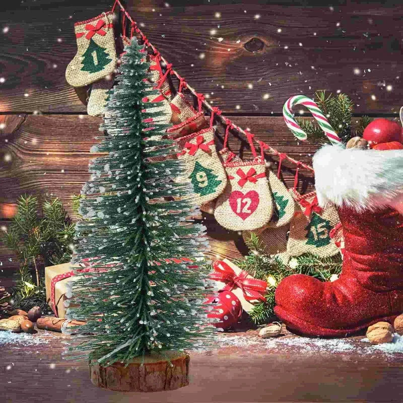 Compact Snowy Pine Christmas Tree for Festive Décor