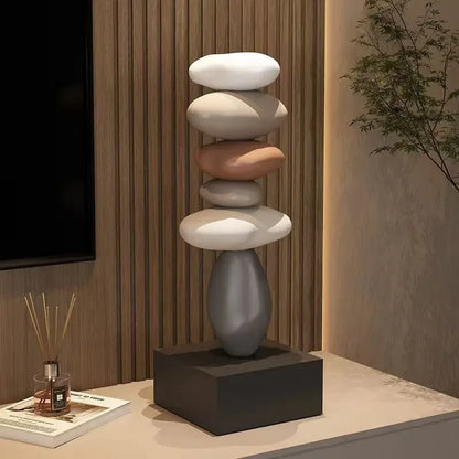 Modern Monzzi Style Decorative Resin Miniatures for Office and Living Room