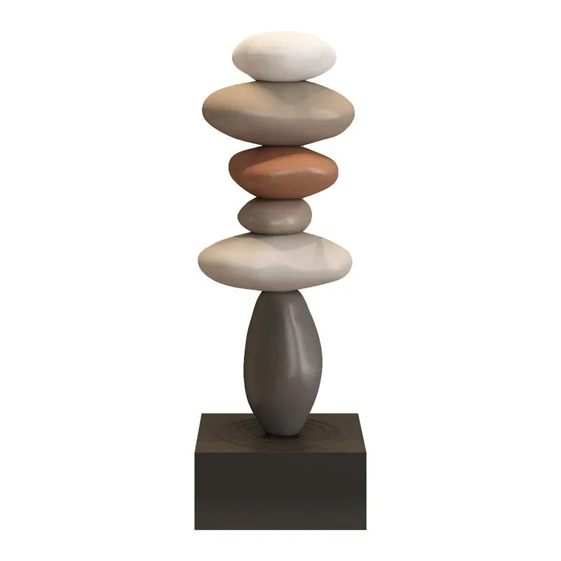 Modern Monzzi Style Decorative Resin Miniatures for Office and Living Room