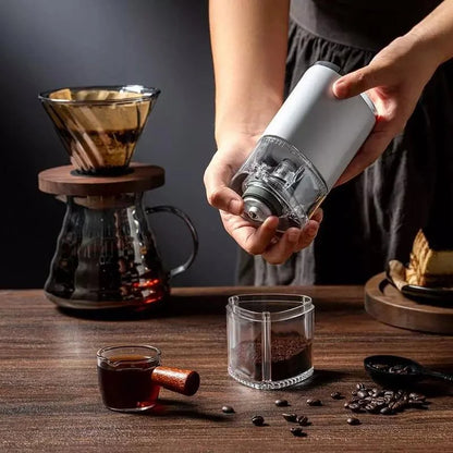 Monzzi USB Rechargeable Portable Electric Coffee and Grain Grinder