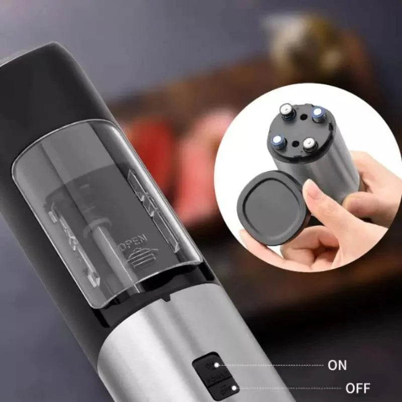 Monzzi Stainless Steel Electric Pepper and Spice Grinder