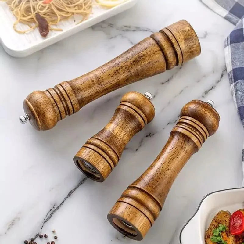 Monzzi Wood Manual Pepper and Spice Grinder