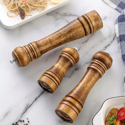 Monzzi Wood Manual Pepper and Spice Grinder
