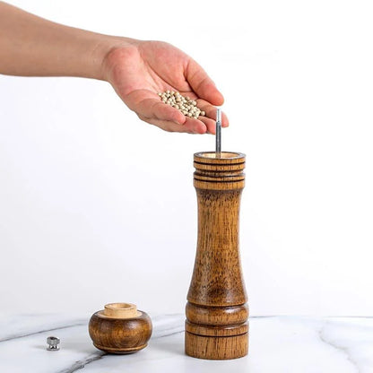 Monzzi Wood Manual Pepper and Spice Grinder