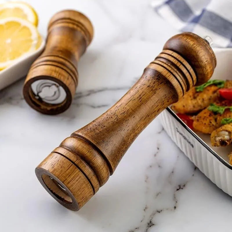 Monzzi Wood Manual Pepper and Spice Grinder