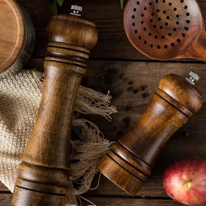 Monzzi Wood Manual Pepper and Spice Grinder