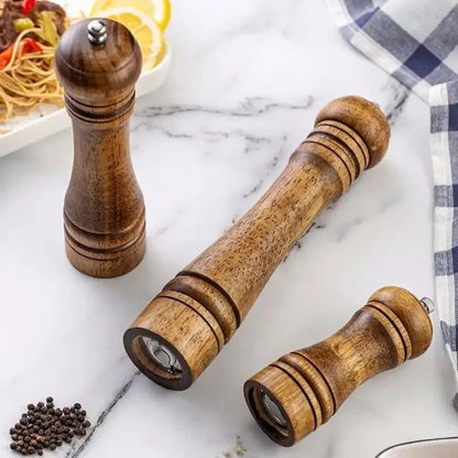 Monzzi Wood Manual Pepper and Spice Grinder