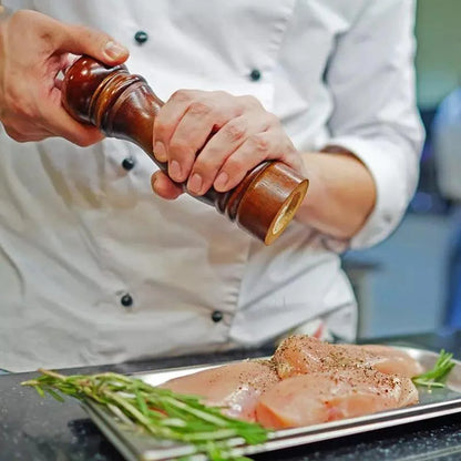 Monzzi Wood Manual Pepper and Spice Grinder