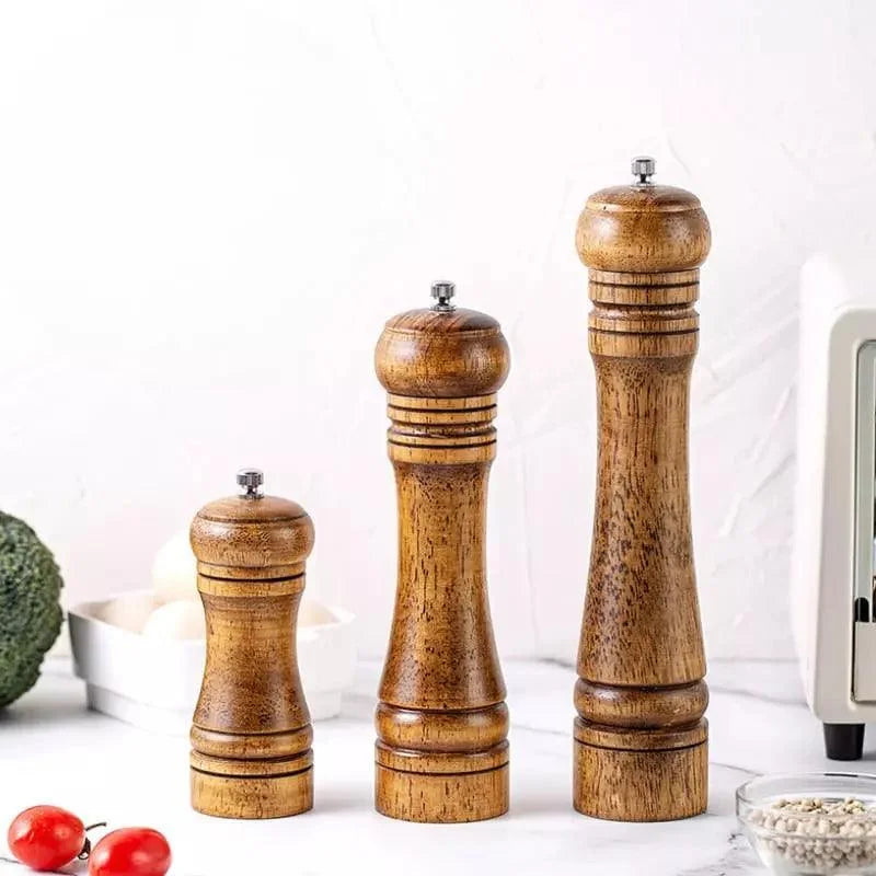 Monzzi Wood Manual Pepper and Spice Grinder