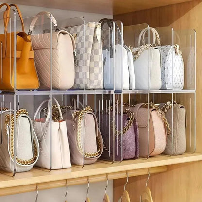 Monzzi Clear Acrylic Handbag and Accessories Organizer