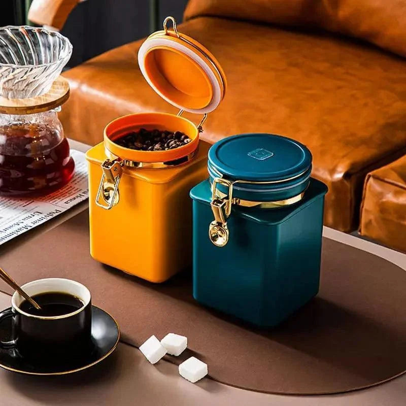 Airtight Food Storage Container with Sealed Lid by Monzzi - Kitchen Organizer