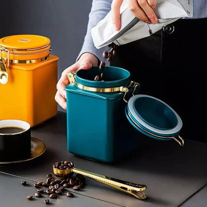 Airtight Food Storage Container with Sealed Lid by Monzzi - Kitchen Organizer