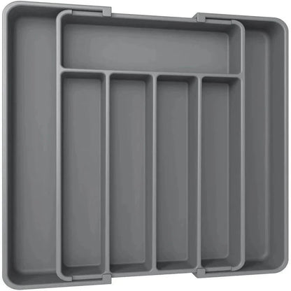 Monzzi Expandable Kitchen Drawer Organizer for Cutlery and Utensils