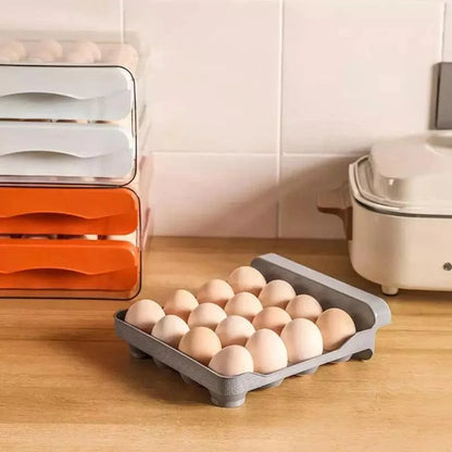 Clear Egg Storage Organizer for Monzzi  Refrigerator