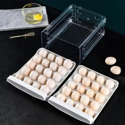 Clear Egg Storage Organizer for Monzzi  Refrigerator