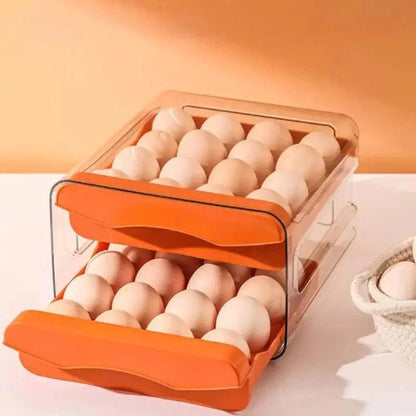 Clear Egg Storage Organizer for Monzzi  Refrigerator