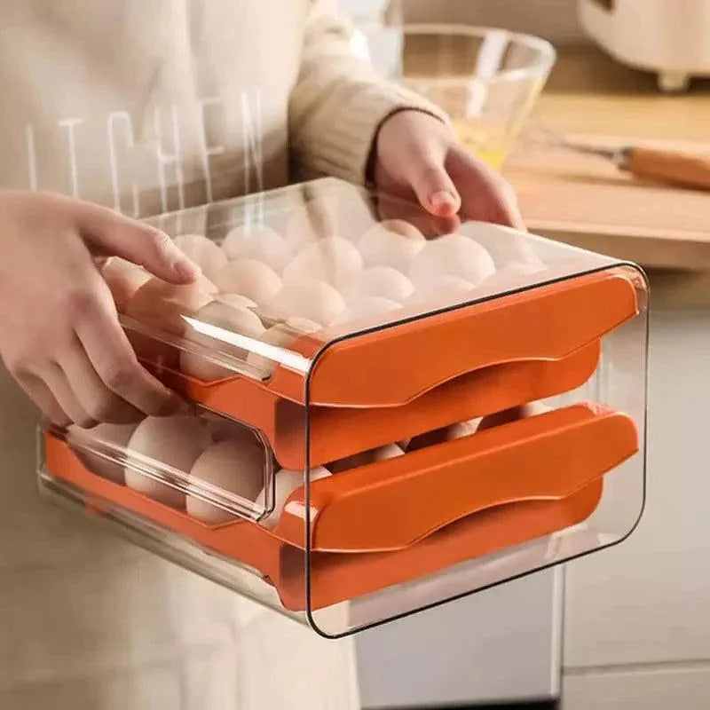 Clear Egg Storage Organizer for Monzzi  Refrigerator