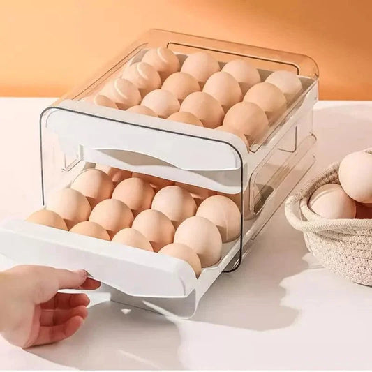 Clear Egg Storage Organizer for Monzzi  Refrigerator