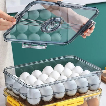 Clear Refrigerator Organizer with Date Marker for Monzzi Foods