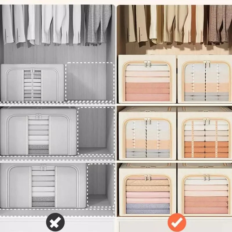 Deluxe Fabric Closet Organizer for Monzzi Wardrobes