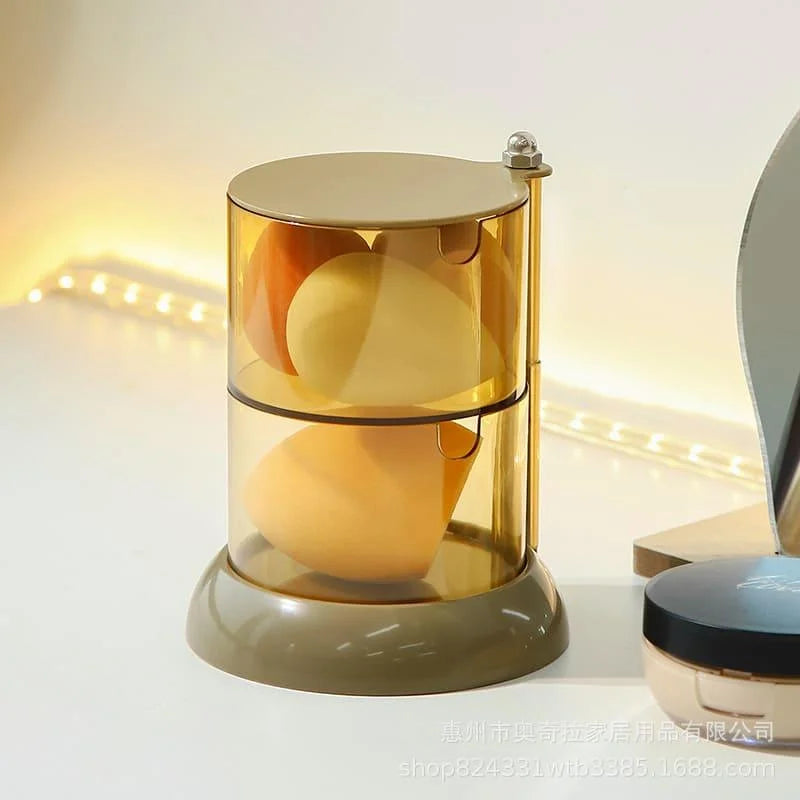 Monzzi Stackable Modern Makeup Sponge Organizer