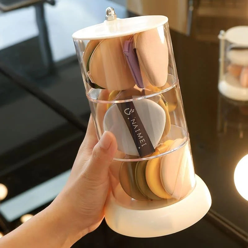 Monzzi Stackable Modern Makeup Sponge Organizer