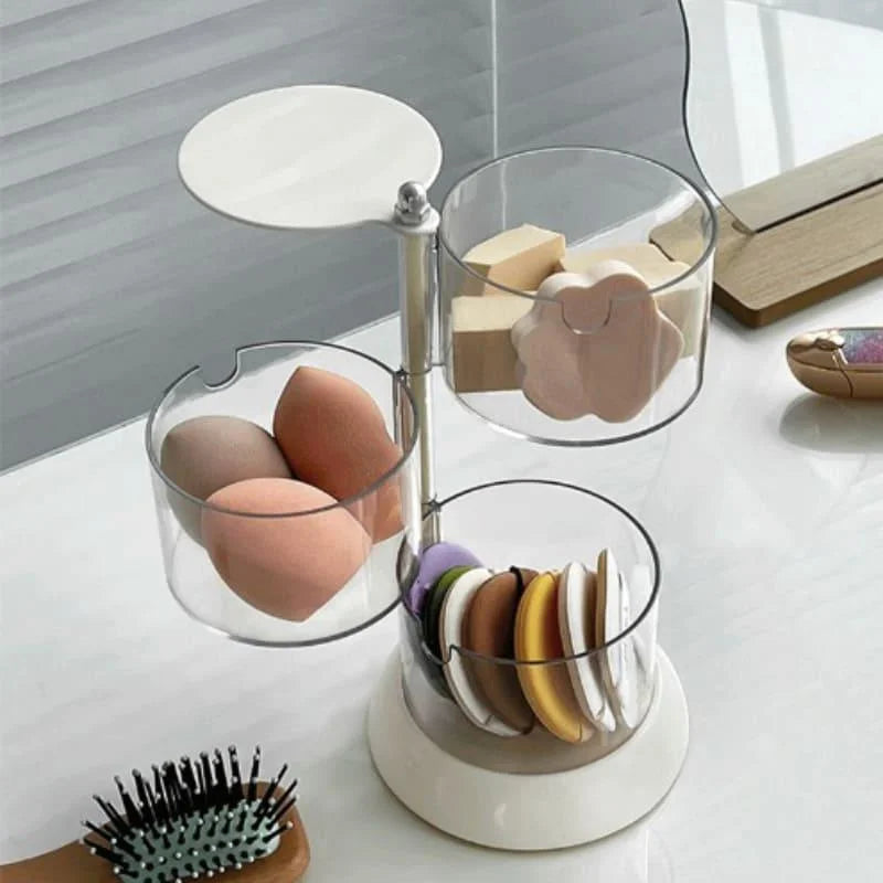 Monzzi Stackable Modern Makeup Sponge Organizer