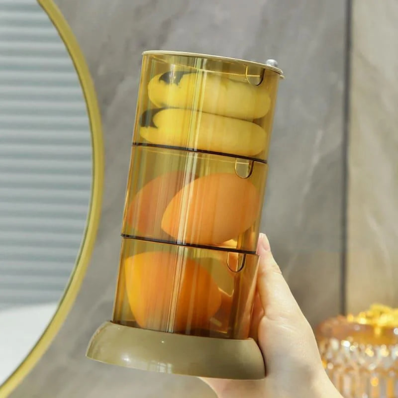 Monzzi Stackable Modern Makeup Organizer Sponge Holder