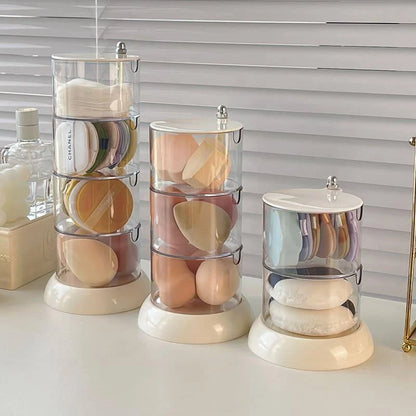 Monzzi Stackable Modern Makeup Sponge Organizer