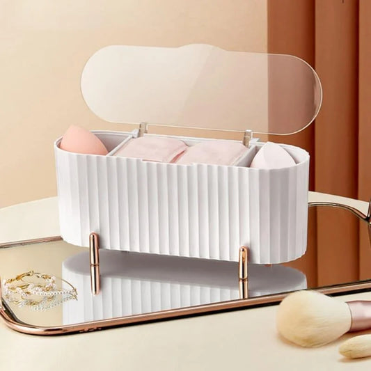 Luxurious Monzzi Design Makeup Organizer for Sponges and Cotton Pads