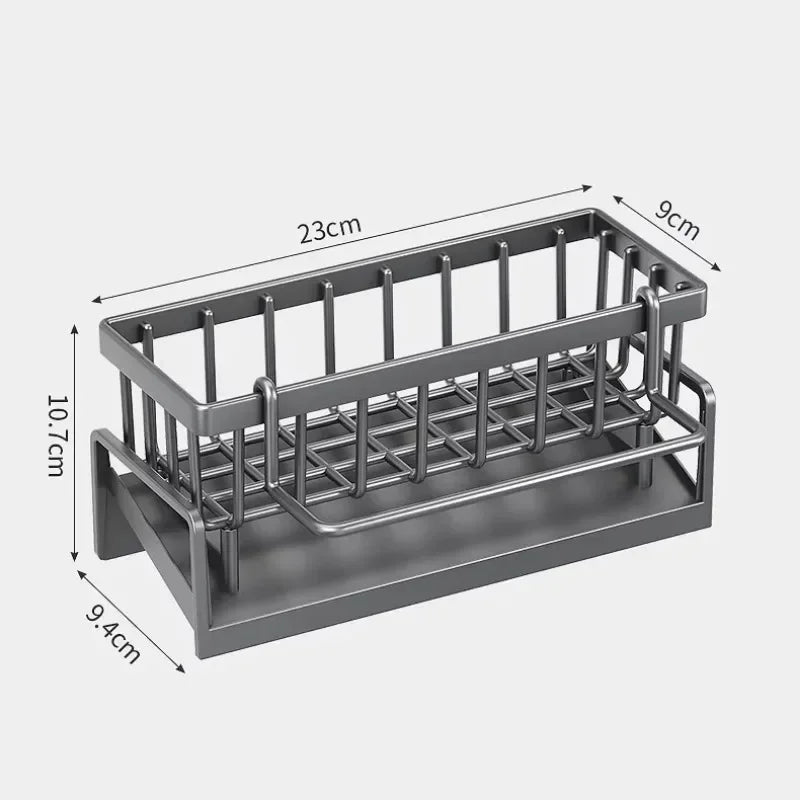Monzzi Kitchen Sink Organizer with Shelf and Drain