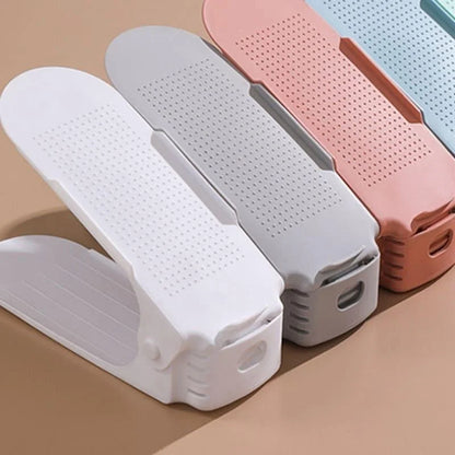 Monzzi Adjustable Closet and Wardrobe Shoe Organizer