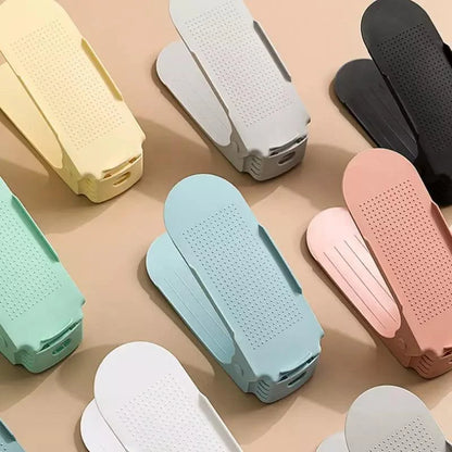 Monzzi Adjustable Closet and Wardrobe Shoe Organizer