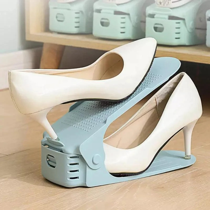 Monzzi Adjustable Closet and Wardrobe Shoe Organizer