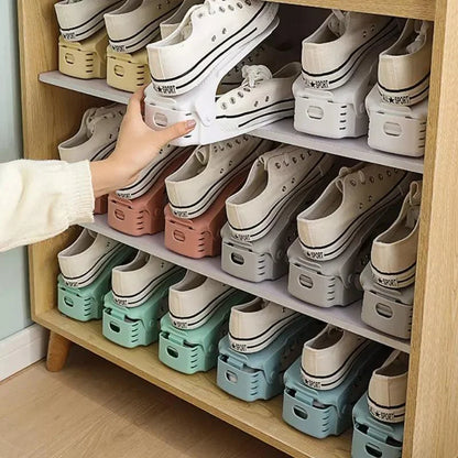 Monzzi Adjustable Closet and Wardrobe Shoe Organizer