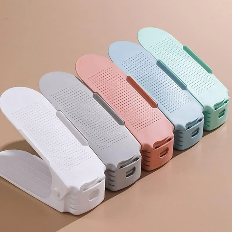 Monzzi Adjustable Closet and Wardrobe Shoe Organizer