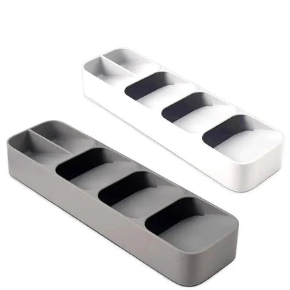 Monzzi Kitchen Drawer Cutlery Organizer with Compartments