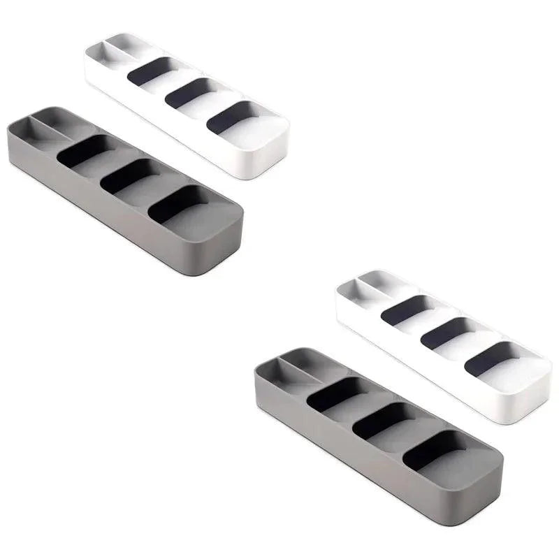 Monzzi Kitchen Drawer Cutlery Organizer with Compartments