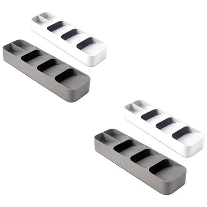 Monzzi Kitchen Drawer Cutlery Organizer with Compartments