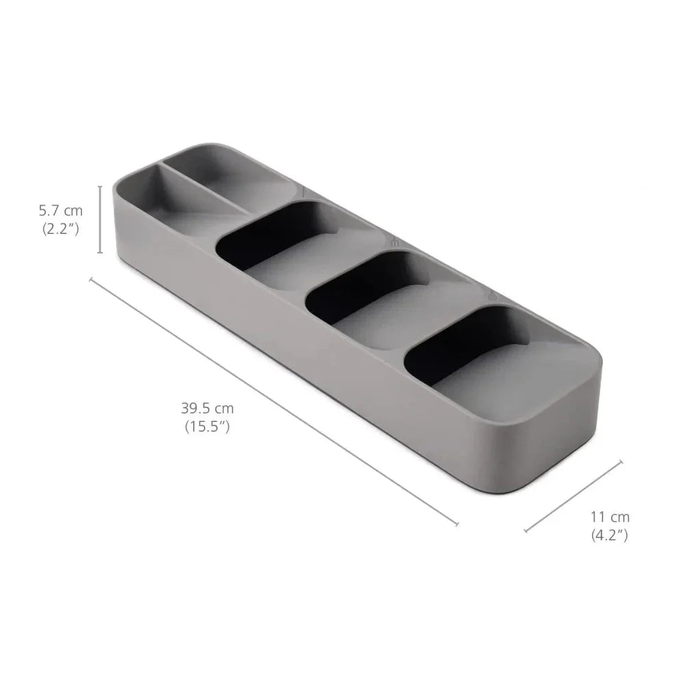 Monzzi Kitchen Drawer Cutlery Organizer with Compartments