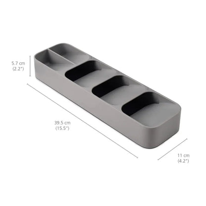 Monzzi Kitchen Drawer Cutlery Organizer with Compartments