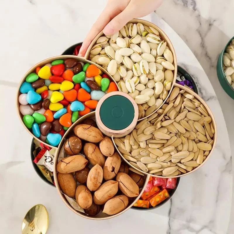 Monzzi Rotating Food and Sweet Organizer with Airtight Lid