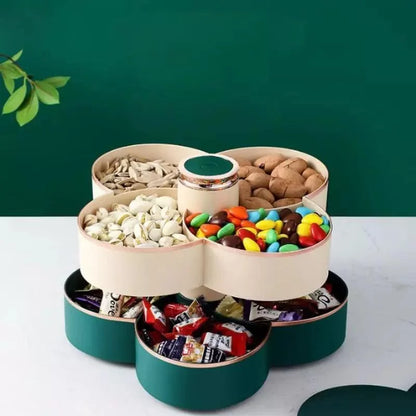 Monzzi Rotating Food and Sweet Organizer with Airtight Lid