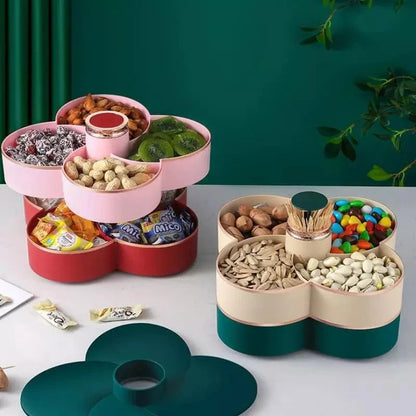 Monzzi Rotating Food and Sweet Organizer with Airtight Lid
