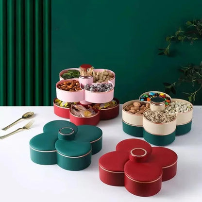 Monzzi Rotating Food and Sweet Organizer with Airtight Lid